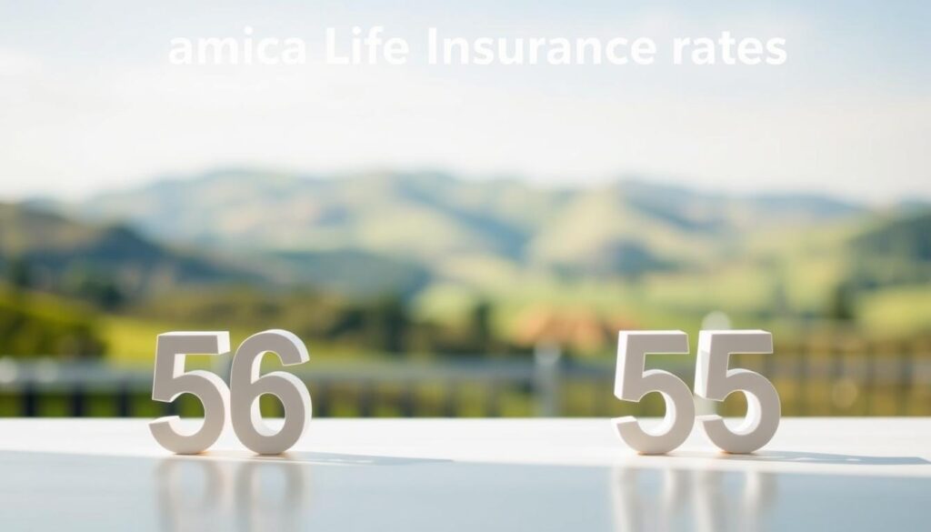 A modern, minimalist comparison of Amica life insurance rates. In the foreground, a clean, elegant display of numerical figures representing various policy options, with a subtle gradient background. The middle ground features a serene, blurred landscape of rolling hills and a clear sky, conveying a sense of financial security and protection. The lighting is soft and natural, creating a calm and inviting atmosphere. The composition is balanced, with the insurance rates taking center stage, framed by the peaceful scenery. The overall mood is one of trust, reliability, and financial well-being. A modern, minimalist comparison of Amica life insurance rates. In the foreground, a clean, elegant display of numerical figures representing various policy options, with a subtle gradient background. The middle ground features a serene, blurred landscape of rolling hills and a clear sky, conveying a sense of financial security and protection. The lighting is soft and natural, creating a calm and inviting atmosphere. The composition is balanced, with the insurance rates taking center stage, framed by the peaceful scenery. The overall mood is one of trust, reliability, and financial well-being.