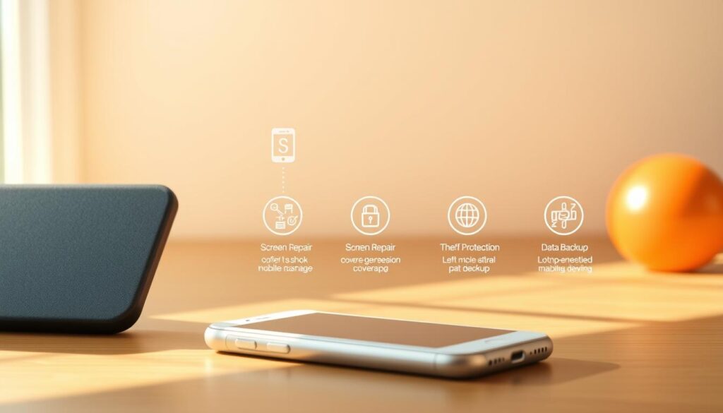 A striking and informative illustration showcasing the key features of Optimum Mobile Insurance. In the foreground, a pristine smartphone protected by a sleek, shock-absorbent case, highlighting the coverage for device damage. In the middle ground, a series of icons representing the comprehensive plan benefits, such as screen repair, theft protection, and data backup. The background features a minimalist, elegant design with a soft gradient, conveying a sense of security and reliability. Bright, natural lighting casts a warm glow, creating a pleasant and inviting atmosphere. Captured with a high-quality camera lens, the image strikes a balance between functional details and visual appeal, effectively communicating the value proposition of Optimum Mobile Insurance. A striking and informative illustration showcasing the key features of Optimum Mobile Insurance. In the foreground, a pristine smartphone protected by a sleek, shock-absorbent case, highlighting the coverage for device damage. In the middle ground, a series of icons representing the comprehensive plan benefits, such as screen repair, theft protection, and data backup. The background features a minimalist, elegant design with a soft gradient, conveying a sense of security and reliability. Bright, natural lighting casts a warm glow, creating a pleasant and inviting atmosphere. Captured with a high-quality camera lens, the image strikes a balance between functional details and visual appeal, effectively communicating the value proposition of Optimum Mobile Insurance.