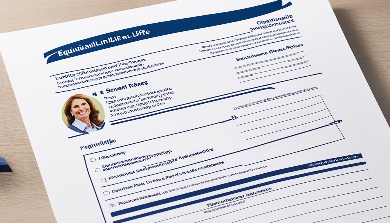 equitable life insurance beneficiary change form